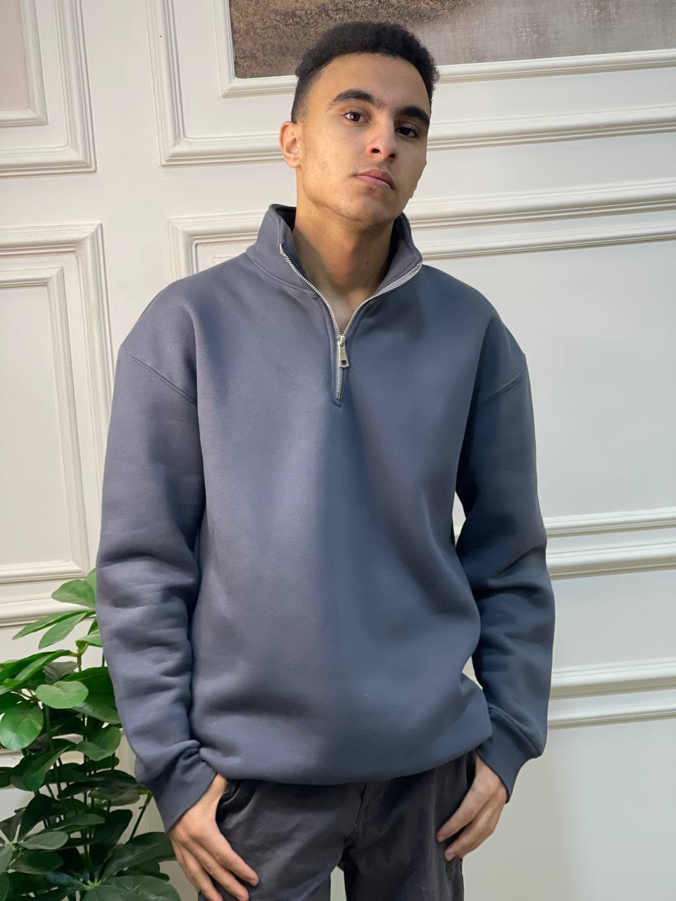 COMONDANT-  Half-zip hoodie